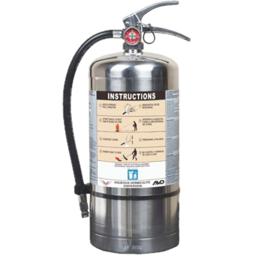Fire Extinguisher for Lithium-ion Battery Fire Protection, AVD, 6 L Capacity CSL Industriel Inc.