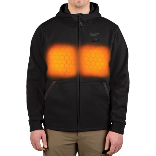 M12 Heated Hoodie (Jacket Only), Men's, Large, Black, Poly-Cotton CSL Industriel Inc.