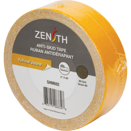Anti-Skid Tape, 2" x 60', Yellow CSL Industriel Inc.
