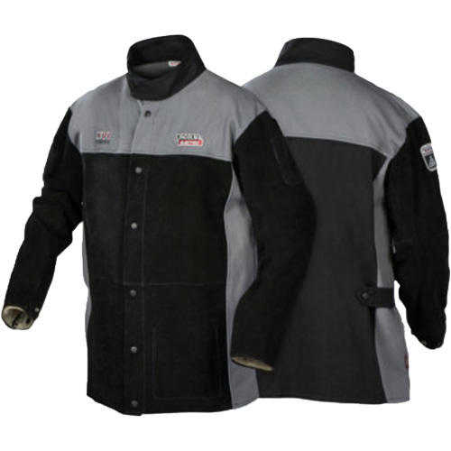 XVI Series Heavy-Duty FR Welding Jacket, Leather, Medium, Black CSL Industriel Inc.