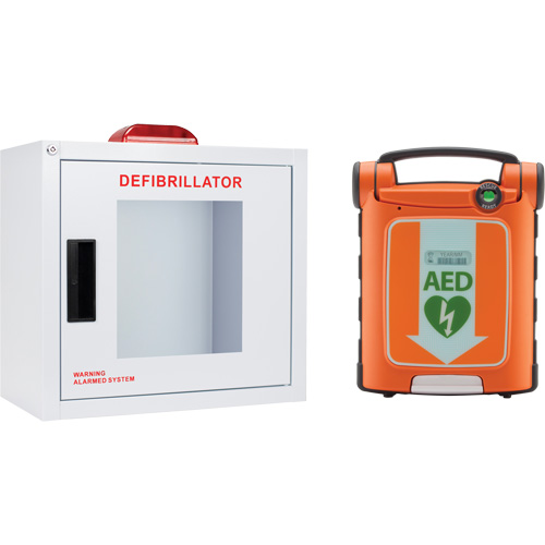Powerheart&reg; G5 AED & Cabinet Kit, Semi-Automatic, Bilingual, Class 3 CSL Industriel Inc.