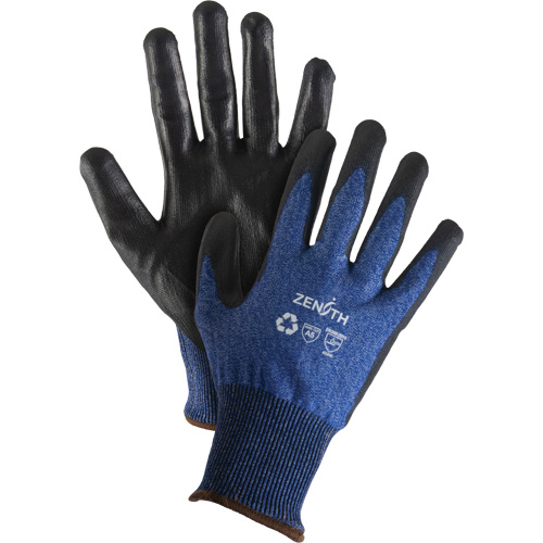 Gants &eacute;lastiques &eacute;cologiques r&eacute;sistants &agrave; la coupe, Taille 11, Calibre 18, Rev&ecirc;tement Polyur&eacute;thane, Enveloppe en Acier inoxydable/PEHP/rPET, ASTM ANSI niveau A5 CSL Industriel Inc.
