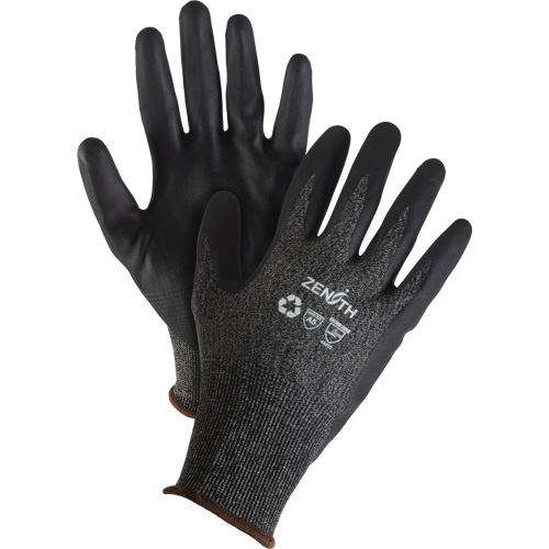 Gants &eacute;cologiques, l&eacute;gers, et r&eacute;sistants &agrave; la coupe, &agrave; haute dext&eacute;rit&eacute;, Taille 11, Calibre 21, Rev&ecirc;tement Mousse de nitrile, Enveloppe en Acier inoxydable/PEHP/rPET, ASTM ANSI niveau A5 CSL Industriel Inc.