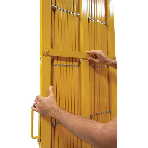 Expandable Barrier, 84" H x 20' L, Yellow CSL Industriel Inc.