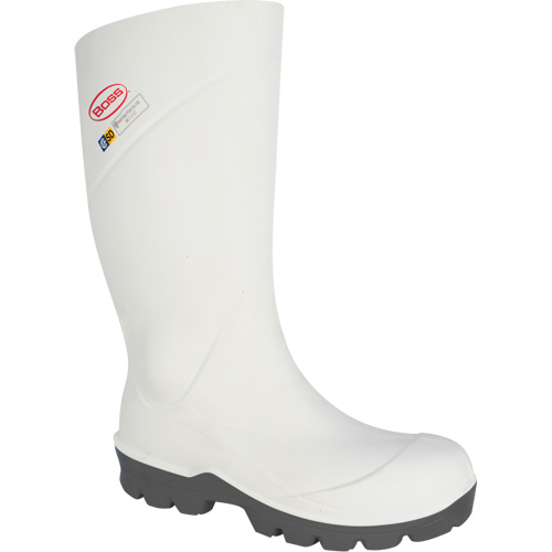 Boss&reg; Footwear Food Processing Boot, Polyurethane, Steel Toe, Size 4, Impermeable CSL Industriel Inc.