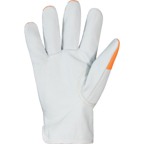 Gants haute visibilit&eacute; r&eacute;sistants &agrave; la coupe Endura Pro, Taille Petit, Enveloppe en Cuir de vache, ASTM ANSI niveau A6 CSL Industriel Inc.