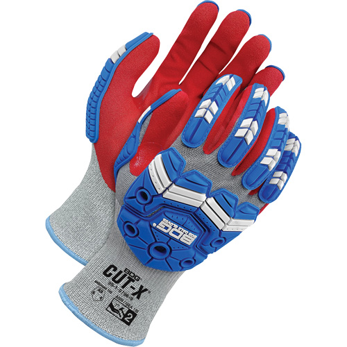 Cut-X&reg; Cut-Resistant Touchscreen Impact Gloves, 8, Foam Nitrile Palm, Elastic Cuff CSL Industriel Inc.