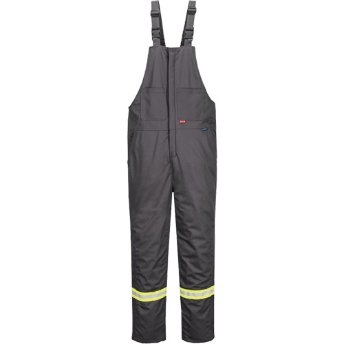 Bizflame&reg; 88/12 Insulated Bib Pants, Cotton/Nylon, Medium (Tall), Grey CSL Industriel Inc.