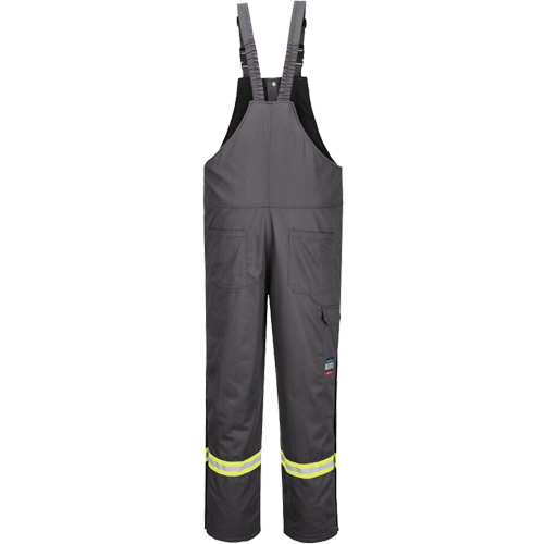 Bizflame&reg; 88/12 Insulated Bib Pants, Cotton/Nylon, Medium (Tall), Grey CSL Industriel Inc.
