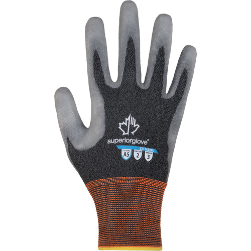 Gants de protection contre la coupe Dexterity PRO S21TAXRPU, Taille 5, Calibre 21, Rev&ecirc;tement Polyur&eacute;thane, Enveloppe en Nylon/TenActiv, ASTM ANSI niveau A5 CSL Industriel Inc.