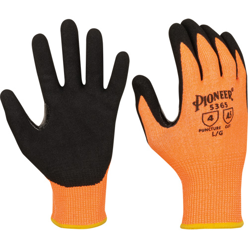 Touchscreen-Compatible Cut-Resistant Gloves, Size Small, 13 Gauge, Nitrile Coated, Polyester/HPPE Shell, ASTM ANSI Level A5 CSL Industriel Inc.