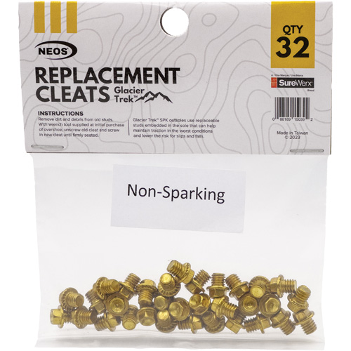 Glacier Trek Non-Sparking Replacement Cleats, Copper, Stud Traction, One Size CSL Industriel Inc.