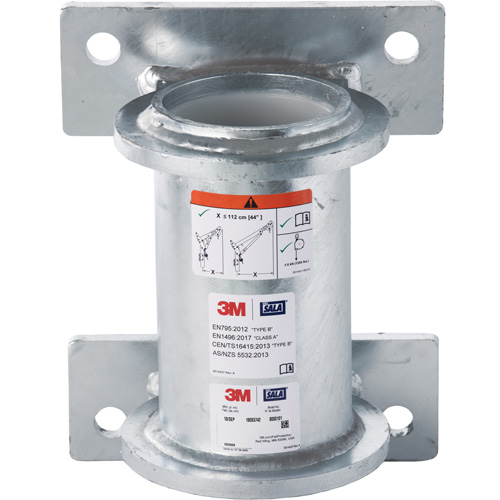 DBI-SALA&reg; Confined Space Wall Mount Base, Galvanized CSL Industriel Inc.