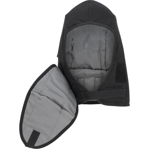 Doublure matelass&eacute;e ignifug&eacute;e Pioneer 766A pour casque de s&eacute;curit&eacute; avec embout buccal amovible, Noir/Gris, Coton/FR-Tech/Modacrylique/Nylon CSL Industriel Inc.