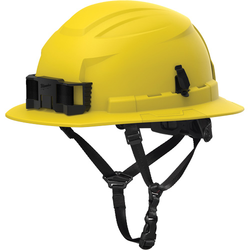 Casque de s&eacute;curit&eacute; &agrave; bordure complet BOLT, R&eacute;pond aux normes CSA type 2, Suspension Rochet, Non ventil&eacute; CSL Industriel Inc.