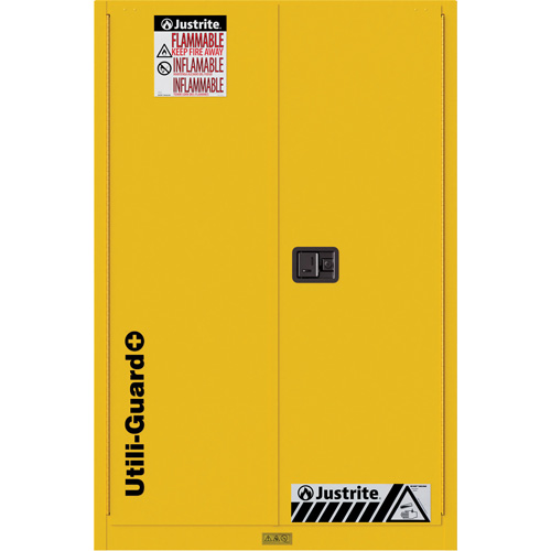 Armoire de s&eacute;curit&eacute; pour produits inflammables Utili-Guard+, 45 gal., 2 Porte(s), 43" La x 65" h x 22" p CSL Industriel Inc.
