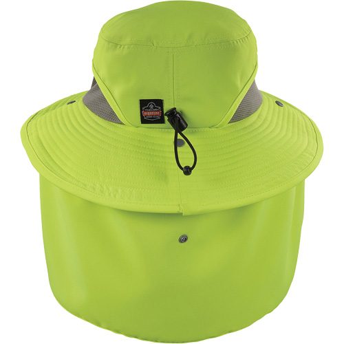 Chill-Its 8934 Ranger Hat with Neck Shade, Large/X-Large, Hi-Vis Lime CSL Industriel Inc.