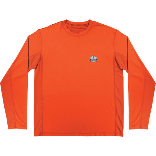 Chill-Its 6689 Cooling Long Sleeve Sun Shirt with UV Protection, Orange, Small CSL Industriel Inc.