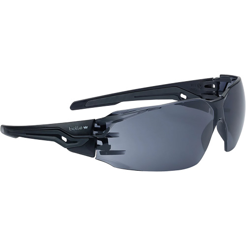 Lunettes de s&eacute;curit&eacute; BSSI Silex+, Lentille Gris/Fum&eacute;e, Antibu&eacute;e/Anti-&eacute;gratignures, ANSI Z87+ CSL Industriel Inc.