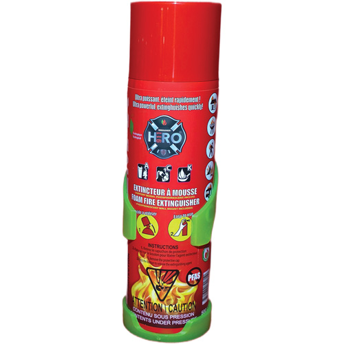 Extincteur Hero 911 sans PFAS, ACK, Capacit&eacute; 500 ml CSL Industriel Inc.