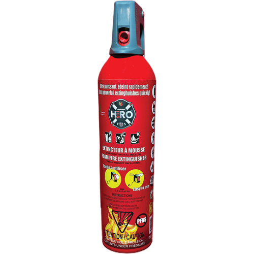 Extincteur Hero 911 sans PFAS, ACK, Capacit&eacute; 750 ml CSL Industriel Inc.