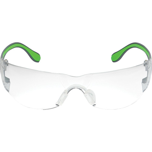 Adapt Lite Grey/Green Safety Glasses, Clear Lens, Anti-Fog/Anti-Scratch, ANSI Z87+/Meets/Exceeds CSA Z94.3 CSL Industriel Inc.