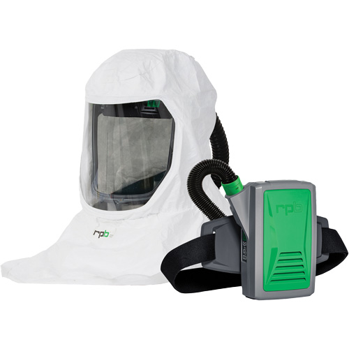 T-Link Respirator with Bump Cap, Breathing Tube, Belt-Mount & PX5 PAPR, Loose Fitting Hood & Faceshield, Lithium-Ion Battery CSL Industriel Inc.