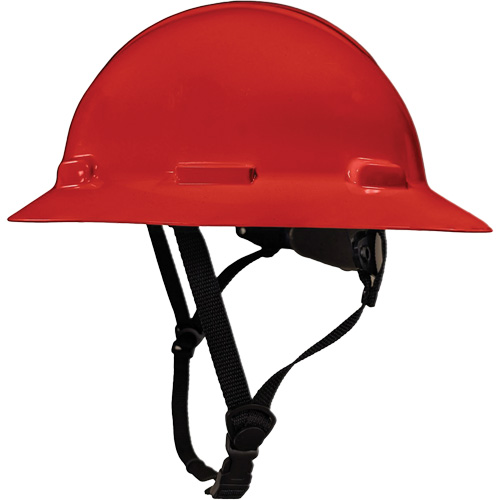 Casque de s&eacute;curit&eacute; &agrave; bordure compl&egrave;te LIDGUARD avec mentonni&egrave;re, R&eacute;pond aux normes CSA type 1, Suspension Rochet, Ventil&eacute; CSL Industriel Inc.