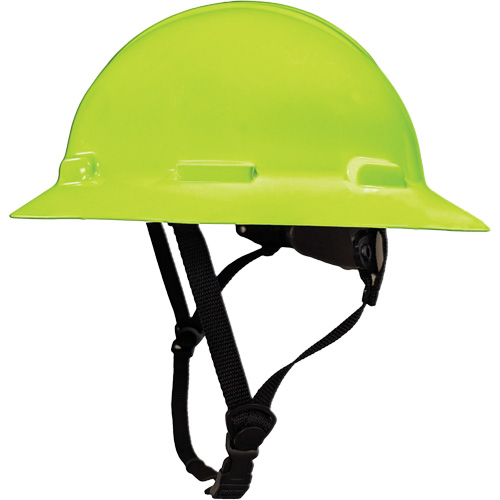Casque de s&eacute;curit&eacute; &agrave; bordure compl&egrave;te LIDGUARD avec mentonni&egrave;re, R&eacute;pond aux normes CSA type 2, Suspension Rochet, Ventil&eacute; CSL Industriel Inc.