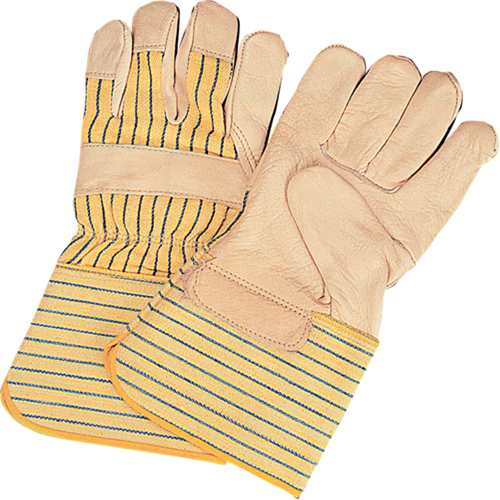 Gants d'ajusteur &agrave; paume s&egrave;che d'usage standard, Grand, Paume en Cuir fleur de vache, Doublure en Coton CSL Industriel Inc.