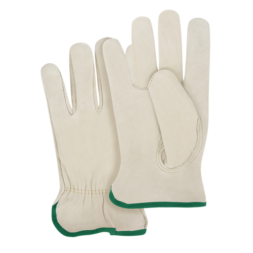 Gants pour conducteurs &agrave; ajustement serr&eacute;, Moyen, Paume en Cuir fleur de vache CSL Industriel Inc.