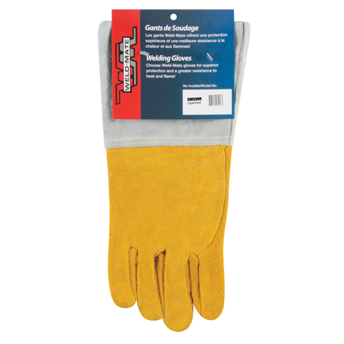 Gants de soudage TIG &agrave; ajustement sup&eacute;rieur, Cuir de daim refendu, Taille Grand CSL Industriel Inc.