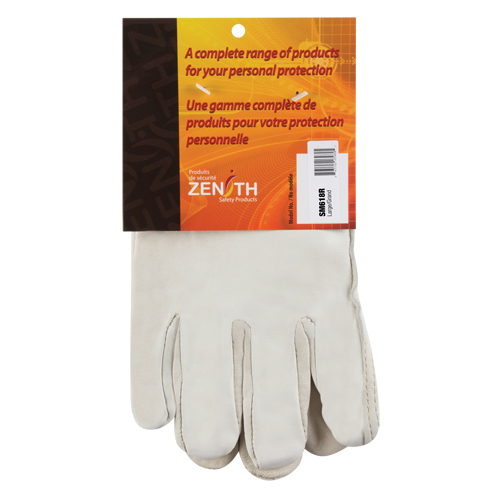 Winter-Lined Driver's Gloves, Small, Grain Cowhide Palm, Fleece Inner Lining CSL Industriel Inc.