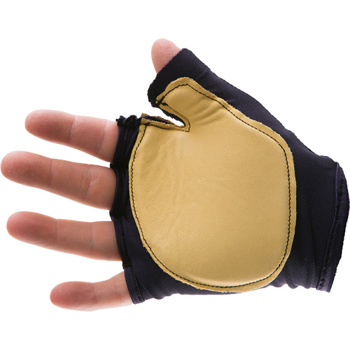 Anti-Impact Tool Grip Fingerless Right-Hand Glove, Size Medium, Grain Leather Palm CSL Industriel Inc.