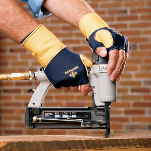Premium Impact & Repetitive Strain Protective Right-Hand Glove, Size Small, Grain Leather Palm CSL Industriel Inc.