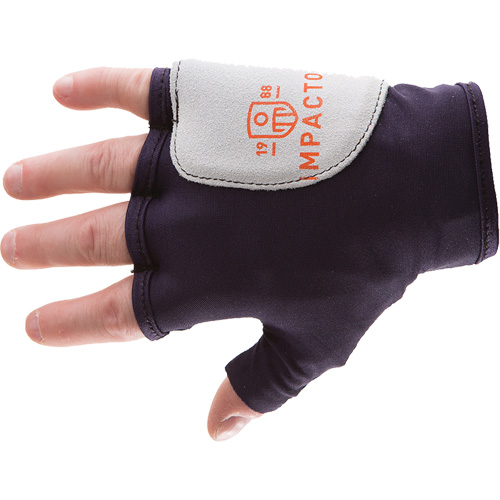 Gants de protection sans doigts paume/c&ocirc;t&eacute;, droit, T-Grand, Paume en Su&egrave;de, Poignet &agrave; enfiler CSL Industriel Inc.