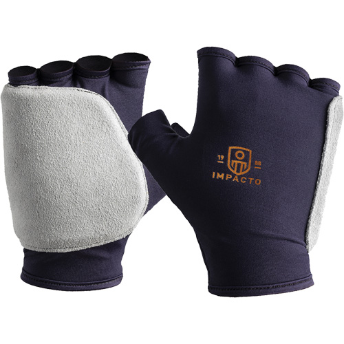 Enveloppe protectrice pour gant gauche contre les impacts lat&eacute;raux et de la paume, Moyen, Paume en Cuir fleur, Poignet &agrave; enfiler CSL Industriel Inc.
