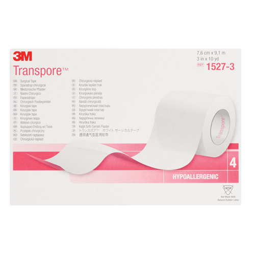3M Transpore Surgical Tape, Class 1, 30' L x 3" W CSL Industriel Inc.