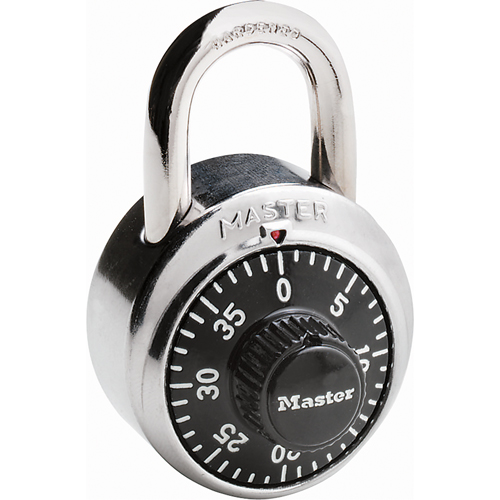 Padlock, Combination, Hardened Steel, 1-7/8" Width CSL Industriel Inc.