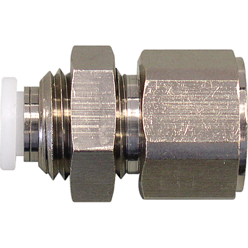 Topfit Female Threaded Bulkhead Connector Fitter, 1/4" Dia, Polymer CSL Industriel Inc.