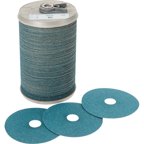 Disque en fibre pour meulage agressif Blue Line, Zirconium, 24, 9-1/8" Dia x 7/8" Arbre CSL Industriel Inc.