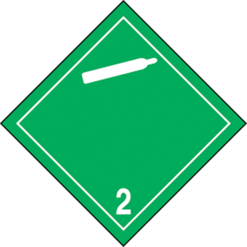 TDG Shipping Labels, Class 2.2, Non-Flammable & Non-Toxic Gases, Vinyl CSL Industriel Inc.