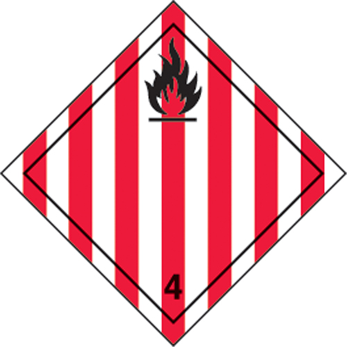 &eacute;tiquettes d'exp&eacute;dition TMD, Classe 4,1, Solides inflammables, Papier CSL Industriel Inc.