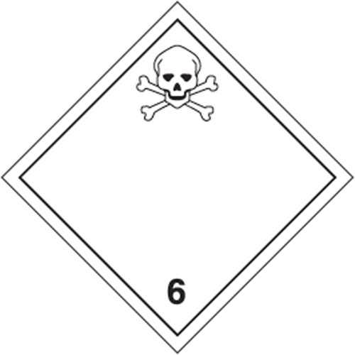 &eacute;tiquettes d'exp&eacute;dition TMD, Classe 6,1, Substances toxiques, Papier CSL Industriel Inc.