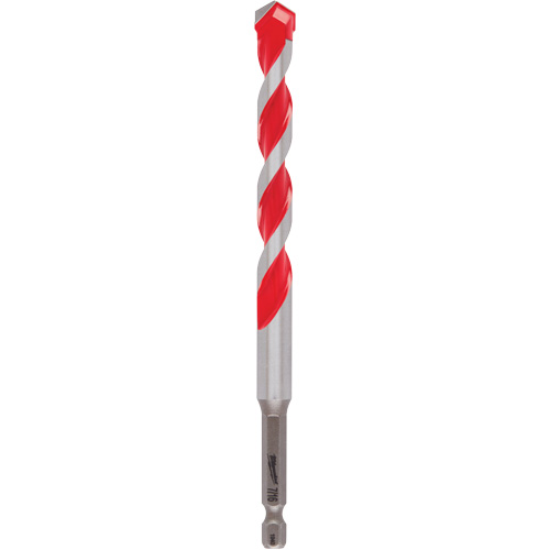 Foret &agrave; queue r&eacute;duite pour perceuse &agrave; percussion Shockwave, 7/16", Carbure, Cannelure 4" CSL Industriel Inc.