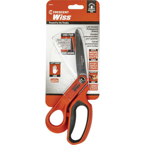 Tradesman Shears, 10", Rings Handle CSL Industriel Inc.