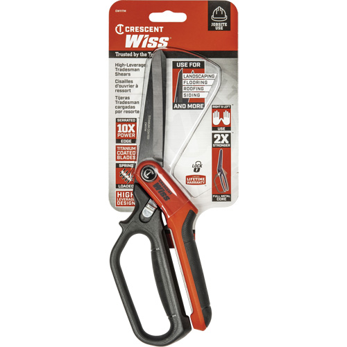 Cisaille robuste pour ouvrier professionnel, 11", Poign&eacute;e Anneau unique CSL Industriel Inc.