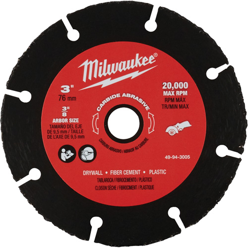 Carbide Abrasive Blade, 3" x 3/8" Arbor, Silicon Carbide, 20000 RPM CSL Industriel Inc.