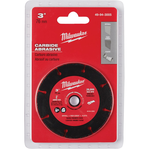 Carbide Abrasive Blade, 3" x 3/8" Arbor, Silicon Carbide, 20000 RPM CSL Industriel Inc.
