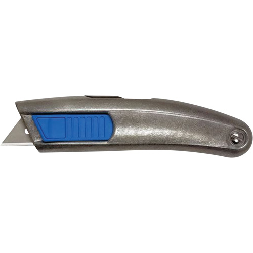 Couteau r&eacute;tractable non peintur&eacute; SECUPRO MEGASAFE, 20 mm, Acier inoxydable, Robuste, Prise en Aluminium CSL Industriel Inc.